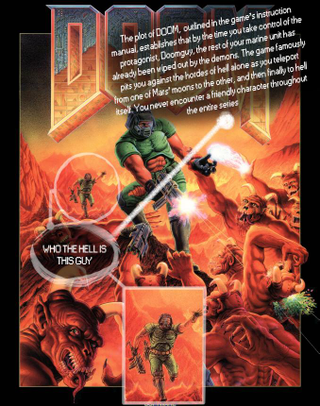 Illustration for article titled Who Is The Other Marine In The Doom Box Art?